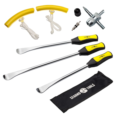 Segomo Tools 23 Piece Professional Steel Tire Changing Tool Set GTY-BN7018S